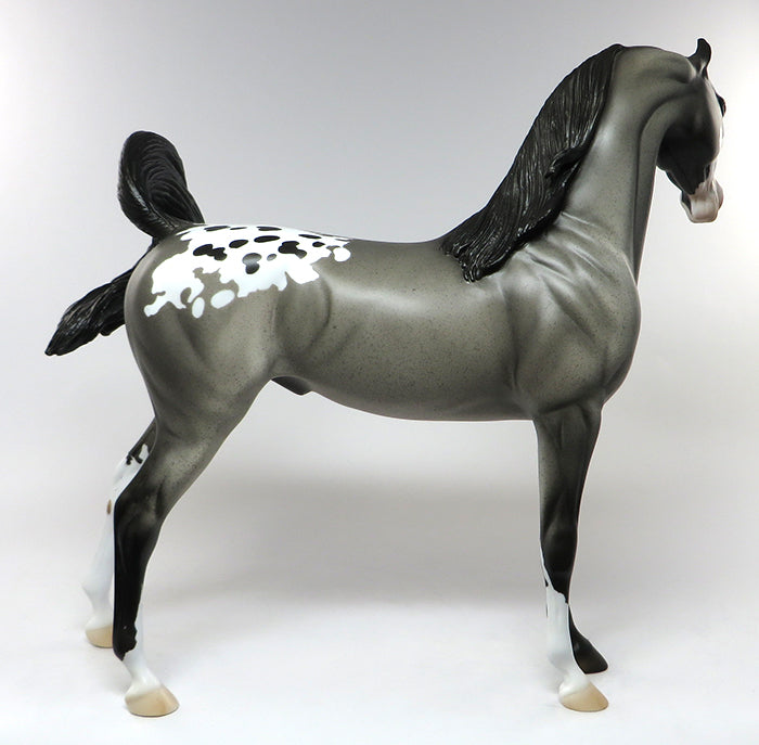 PS TRIUMPH-OOAK APPALOOSA ARABIAN MODEL HORSE 6/15