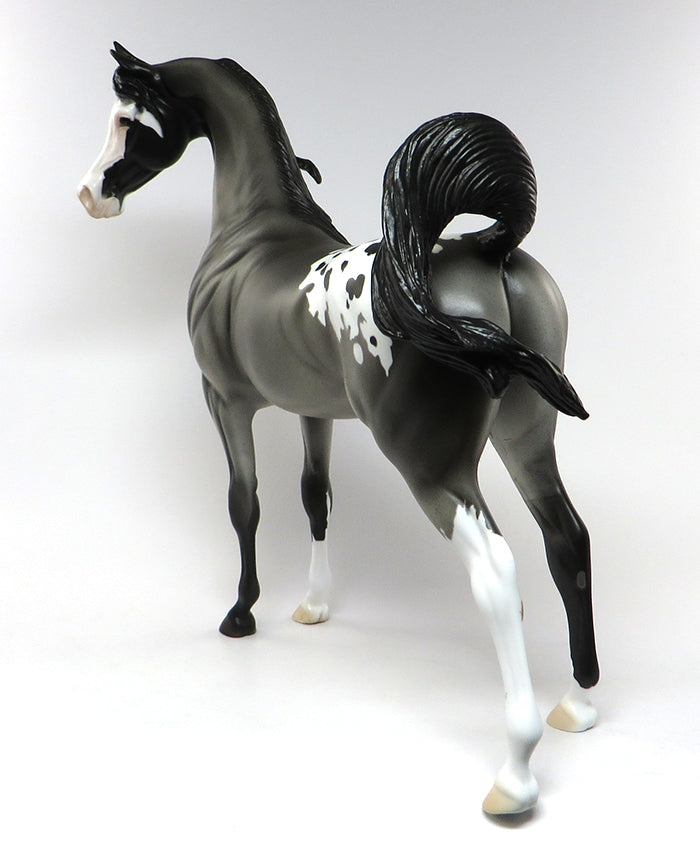 PS TRIUMPH-OOAK APPALOOSA ARABIAN MODEL HORSE 6/15