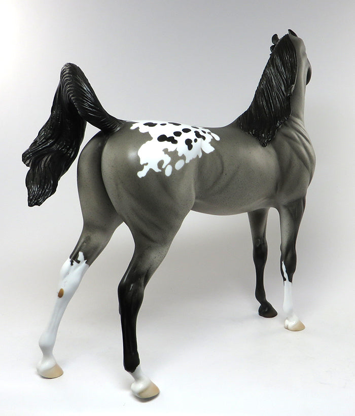 PS TRIUMPH-OOAK APPALOOSA ARABIAN MODEL HORSE 6/15
