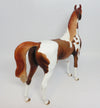 SON OF SAM-OOAK CHESNUT PINTO ARABIAN MODEL HORSE 4/28