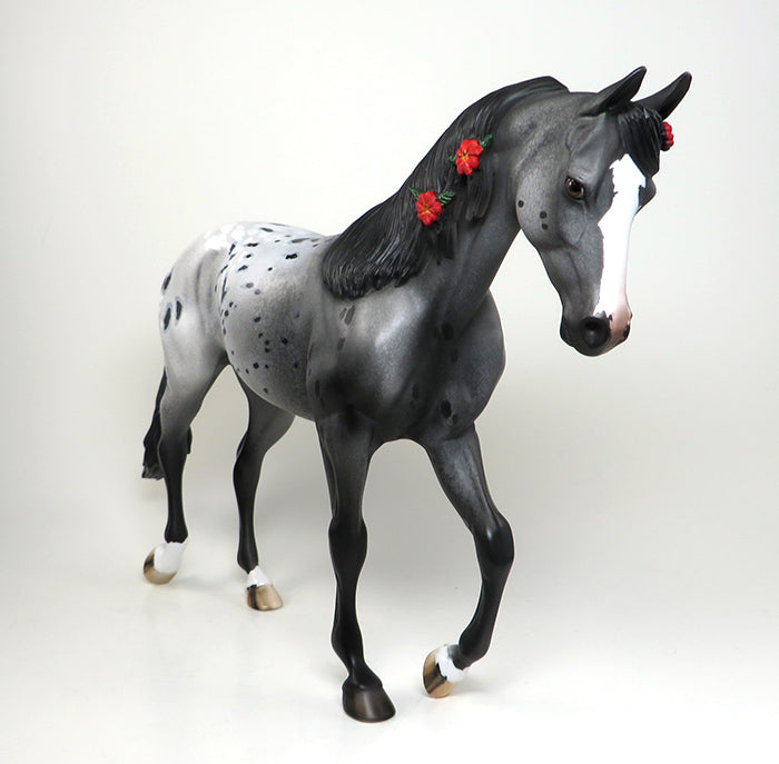 MARGARITA TIME-OOAK-APPALOOSA THOROUGHBRED MODEL HORSE 12/30