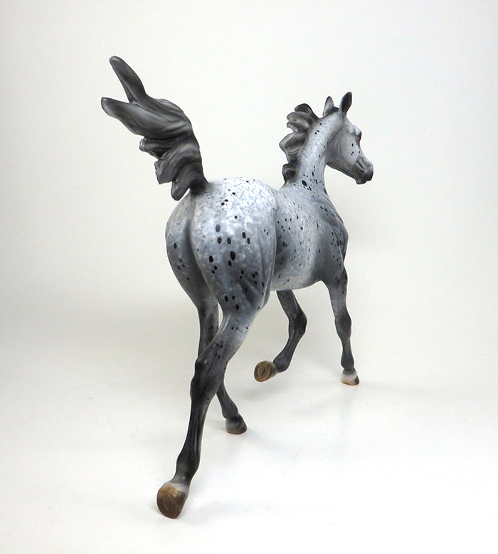 DAVOS-OOAK-APPALOOSA YEARLING MODEL HORSE BY AL-12/29