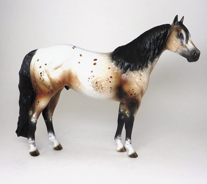 bay roan model horse