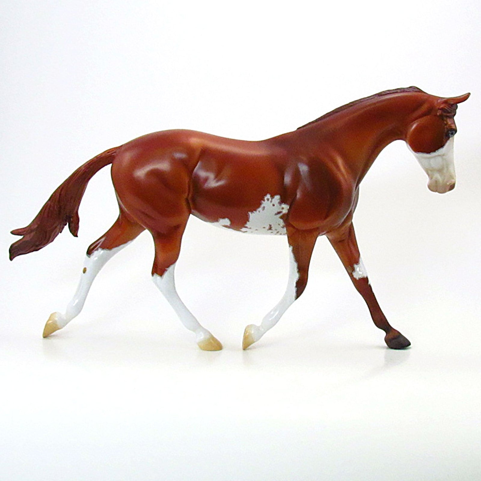 LUCY LEGS - Chestnut Pinto Palouse Model Horse - LE2 6/15