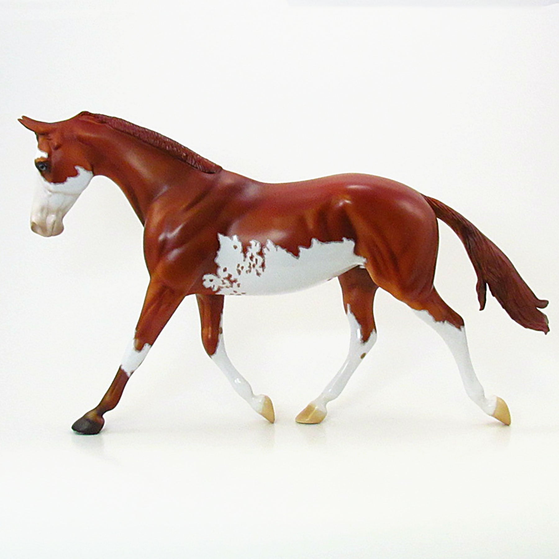 LUCY LEGS - Chestnut Pinto Palouse Model Horse - LE2 6/15
