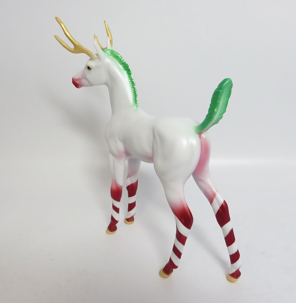 PEPPERMINT KISS~LE-15 CHRISTMAS FOAL MODEL HORSE 11/10/17