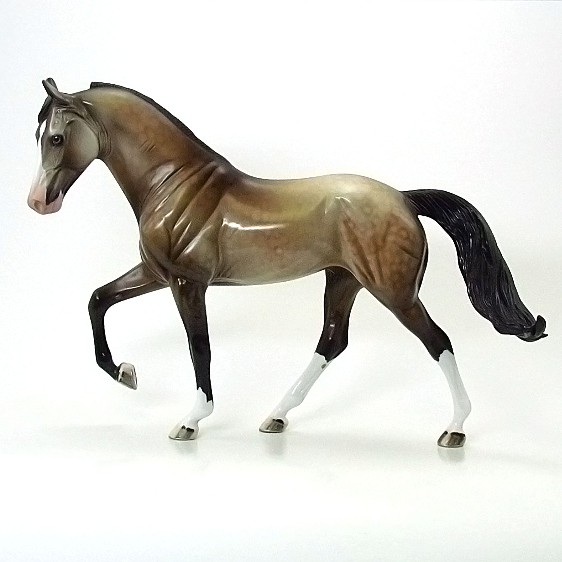 MY SUGAR - OOAK Dappled Buckskin Tennessee Walker Model Horse - 6/15