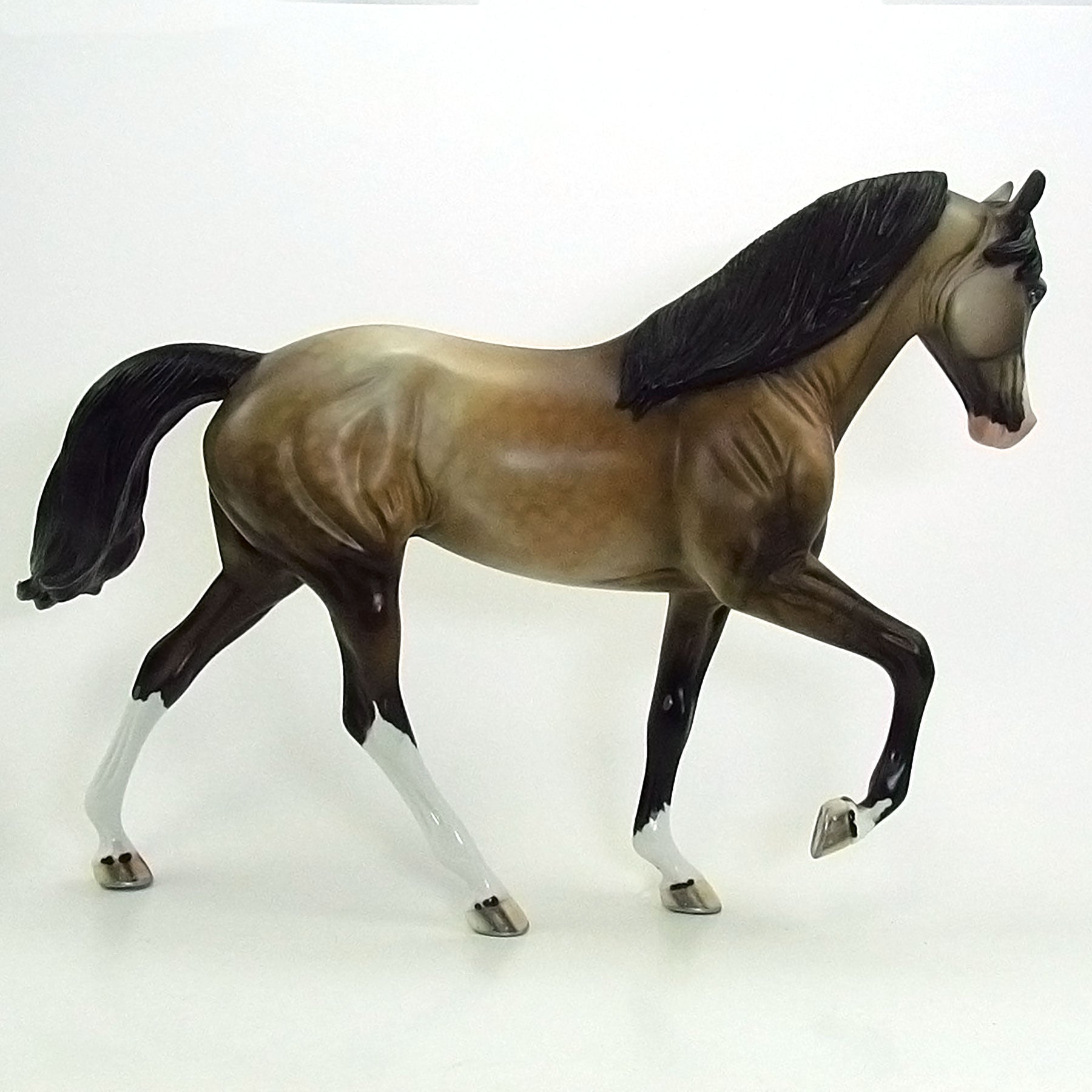 MY SUGAR - OOAK Dappled Buckskin Tennessee Walker Model Horse - 6/15