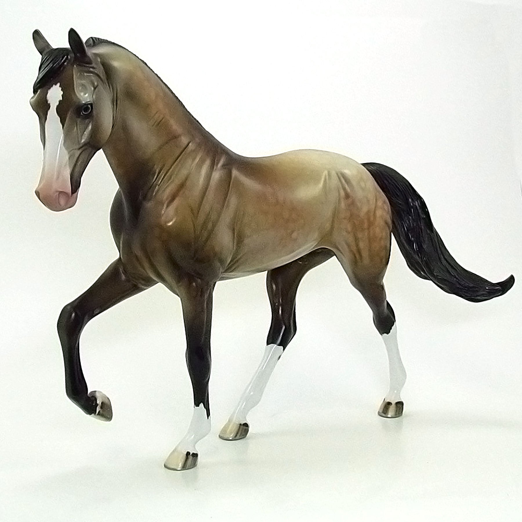 MY SUGAR - OOAK Dappled Buckskin Tennessee Walker Model Horse - 6/15