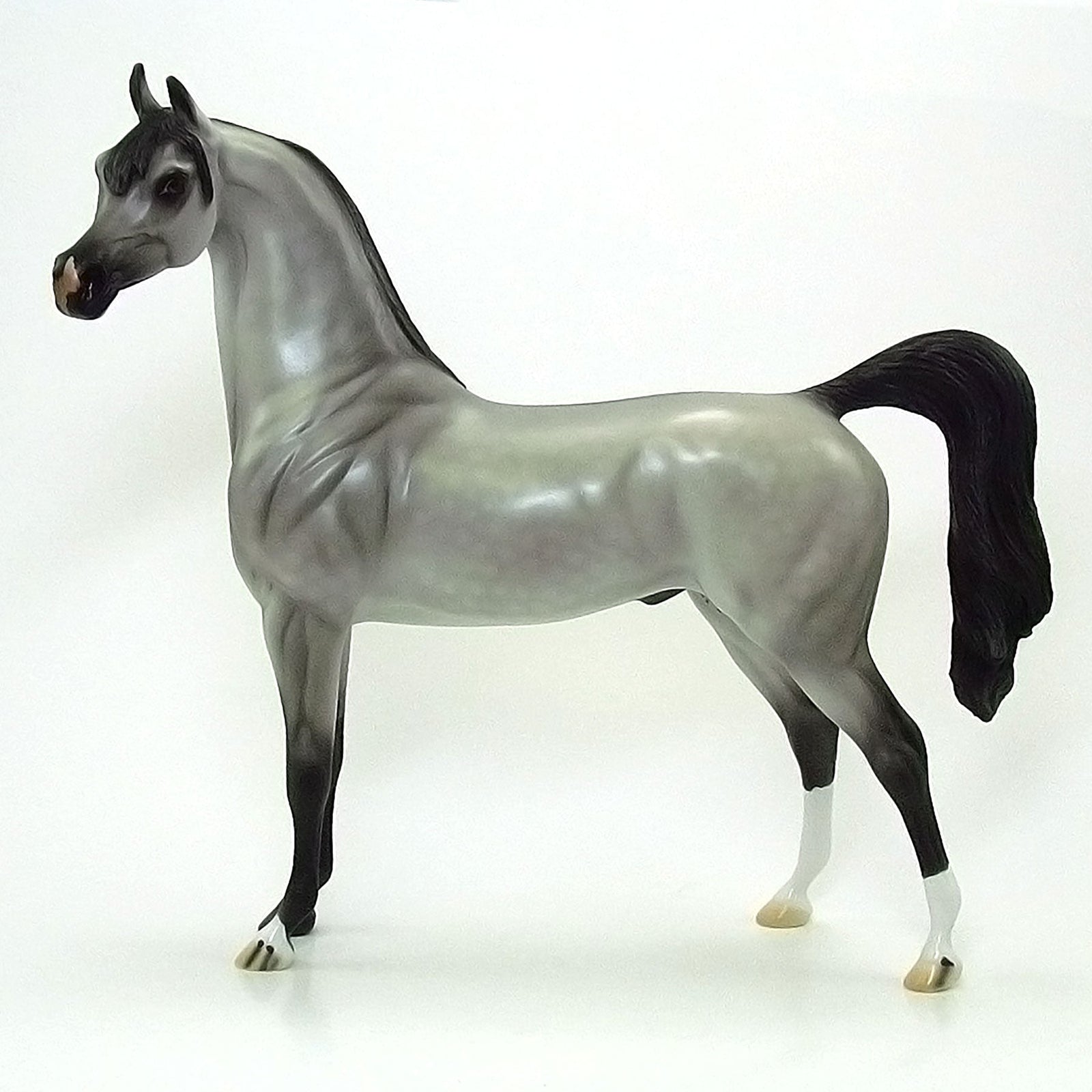 DIAMOND DUST - OOAK Dapple Grey Arabian Horse - 6/15