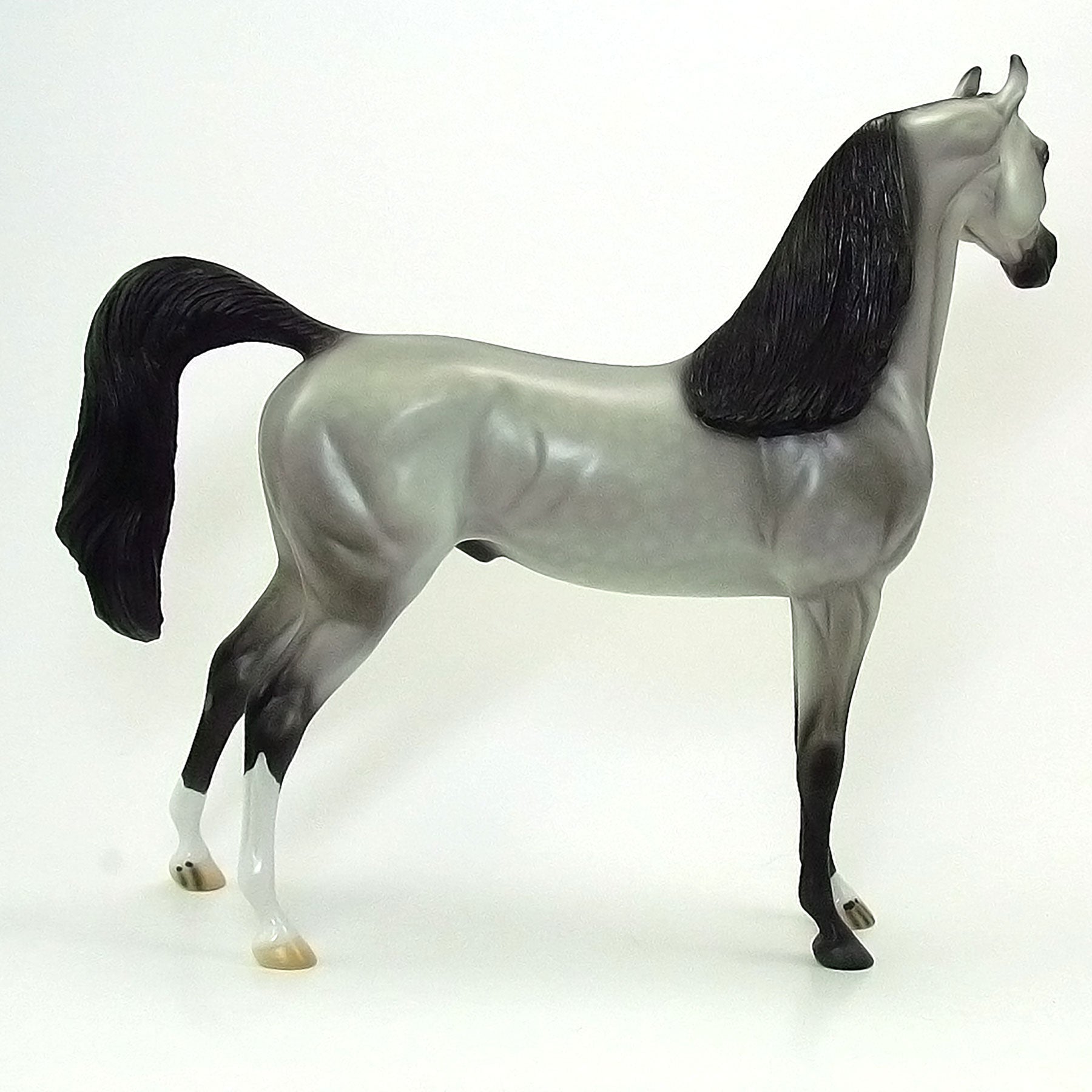 DIAMOND DUST - OOAK Dapple Grey Arabian Horse - 6/15
