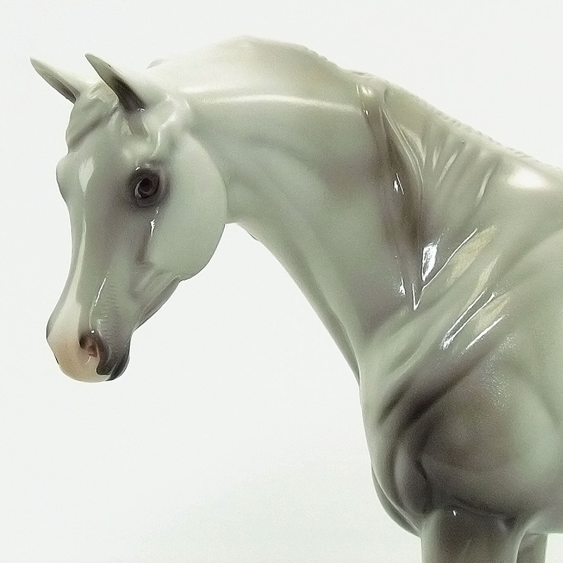 MICA DUST - OOAK Dapple Grey Arabian Model Horse Pebble - 6/15