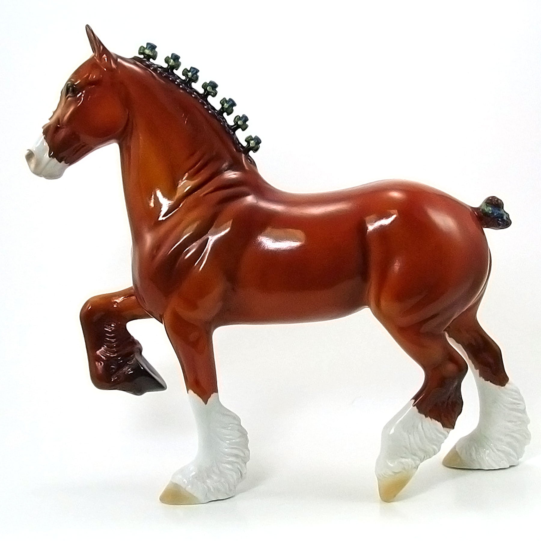 ALFRED E. NEWMAN - OOAK Chestnut Gelding Trotting Drafter - 6/15