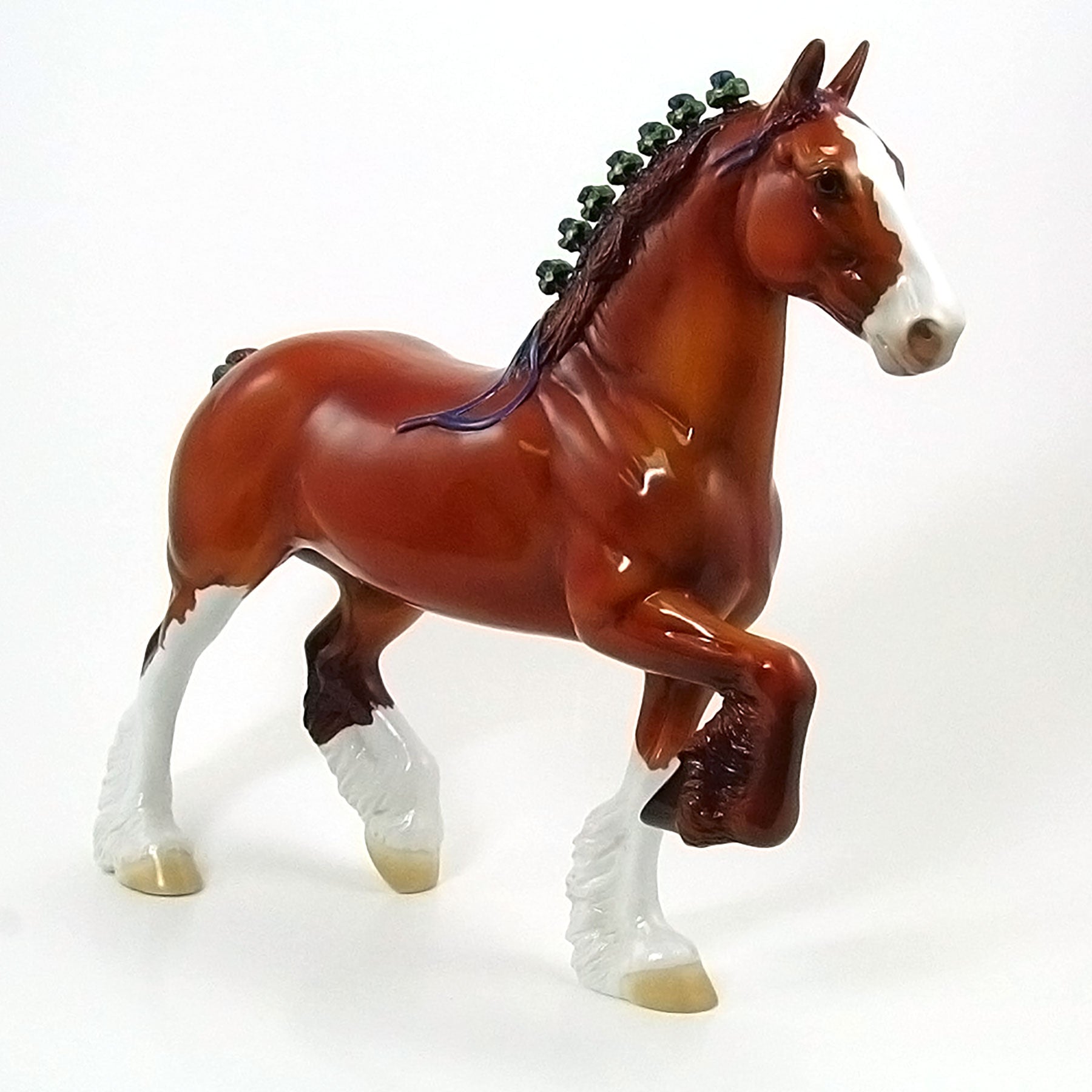 ALFRED E. NEWMAN - OOAK Chestnut Gelding Trotting Drafter - 6/15