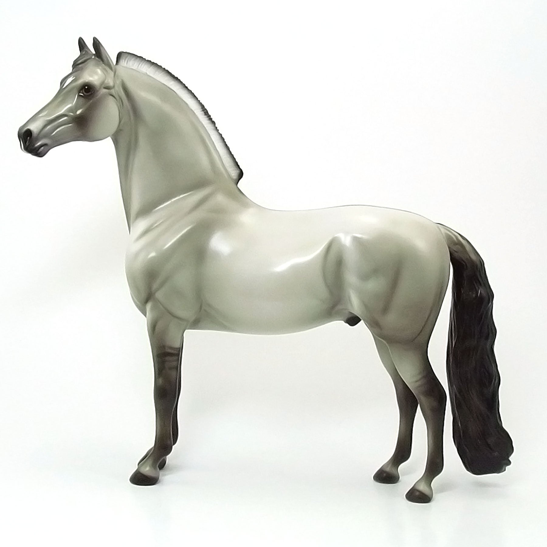 GREY GOOSE - OOAK Grey Dun Morgan Model Horse - 6/15