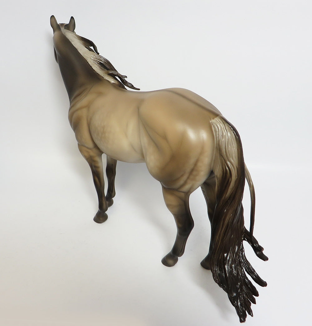 SPIKE MY PUNCH-OOAK GRULLA ISH MODEL HORSE BY SHERYL LEISURE 11/13/17