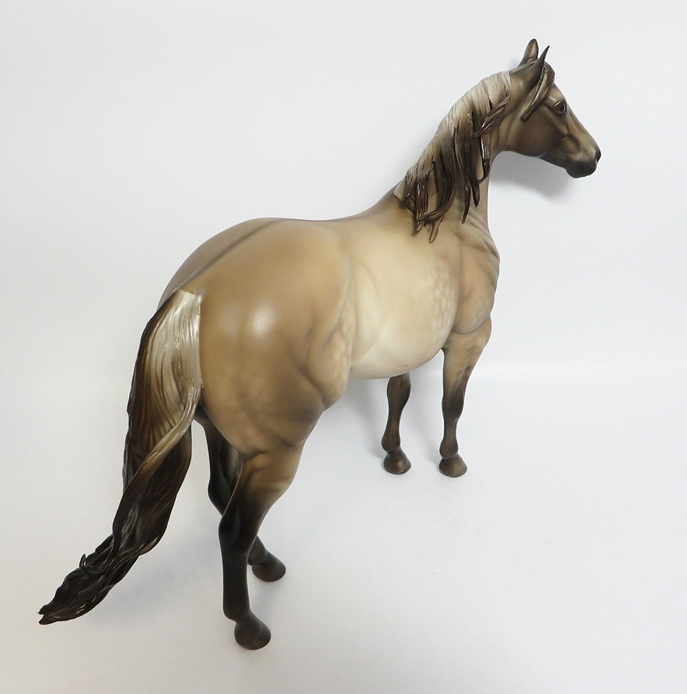 SPIKE MY PUNCH-OOAK GRULLA ISH MODEL HORSE BY SHERYL LEISURE 11/13/17