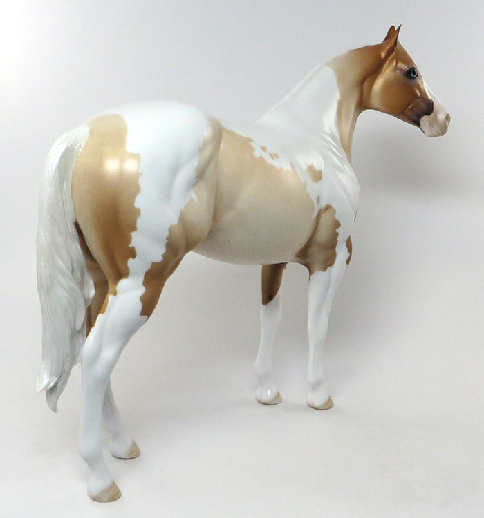 TRICKY ZIPPER-OOAK PALOMINO ROAN ISH MARE MODEL HORSE 6/23