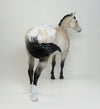 THREE DEUCES-LE-5-LIGHT BUCKSKIN APPALOOSA ISH MODEL HORSE 12/30