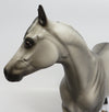 SILVER LINNING-OOAK CUSTOM SILVER DUN ISH MODEL HORSE PAINTED BY SHERYL LEISURE