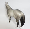 SILVER LINNING-OOAK CUSTOM SILVER DUN ISH MODEL HORSE PAINTED BY SHERYL LEISURE