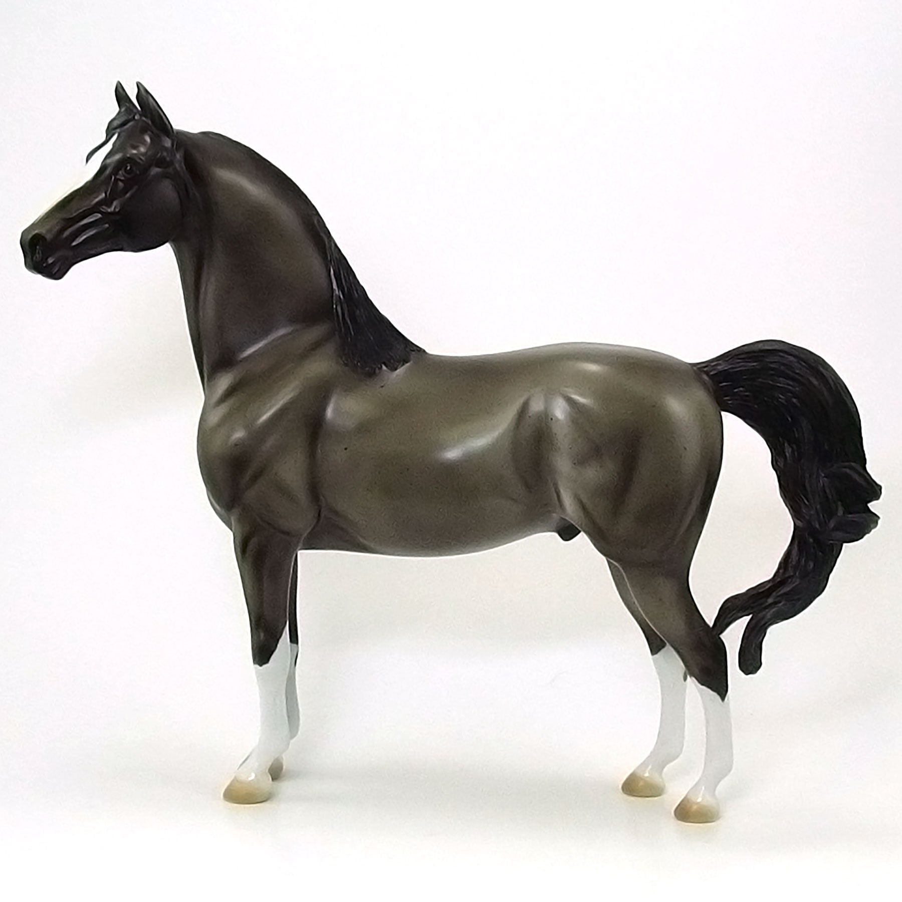 MAN MADE HORSE- OOAK Blue Roan Morgan 6/15