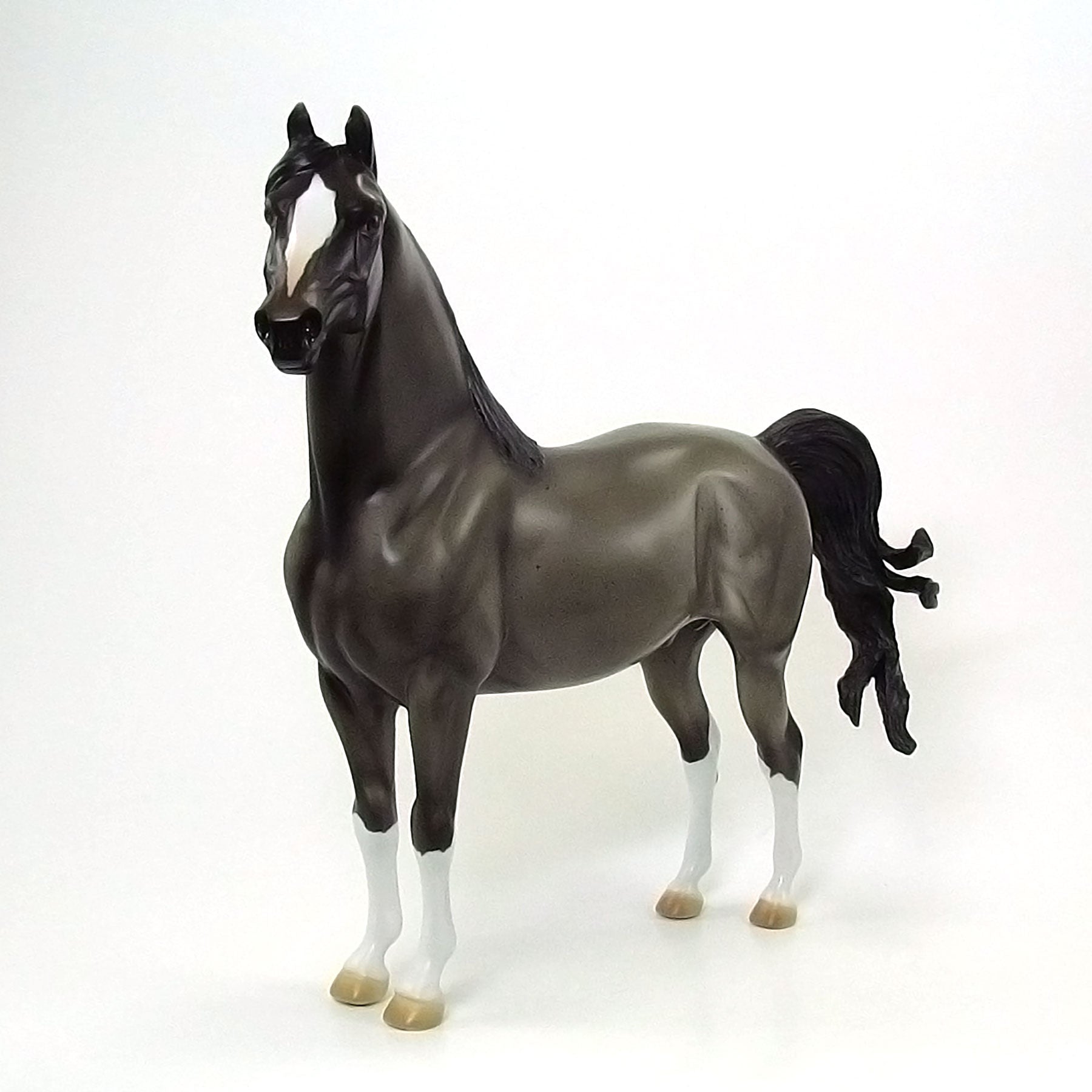 MAN MADE HORSE- OOAK Blue Roan Morgan 6/15