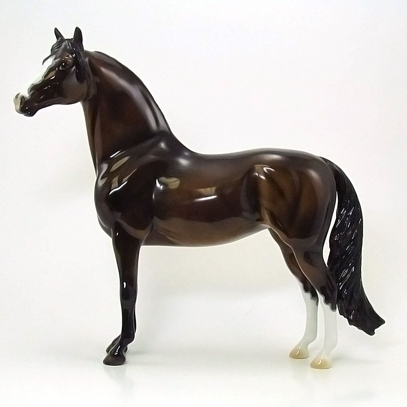 DARK DESIRE- OOAK Bay Morgan Model Horse - 6/15