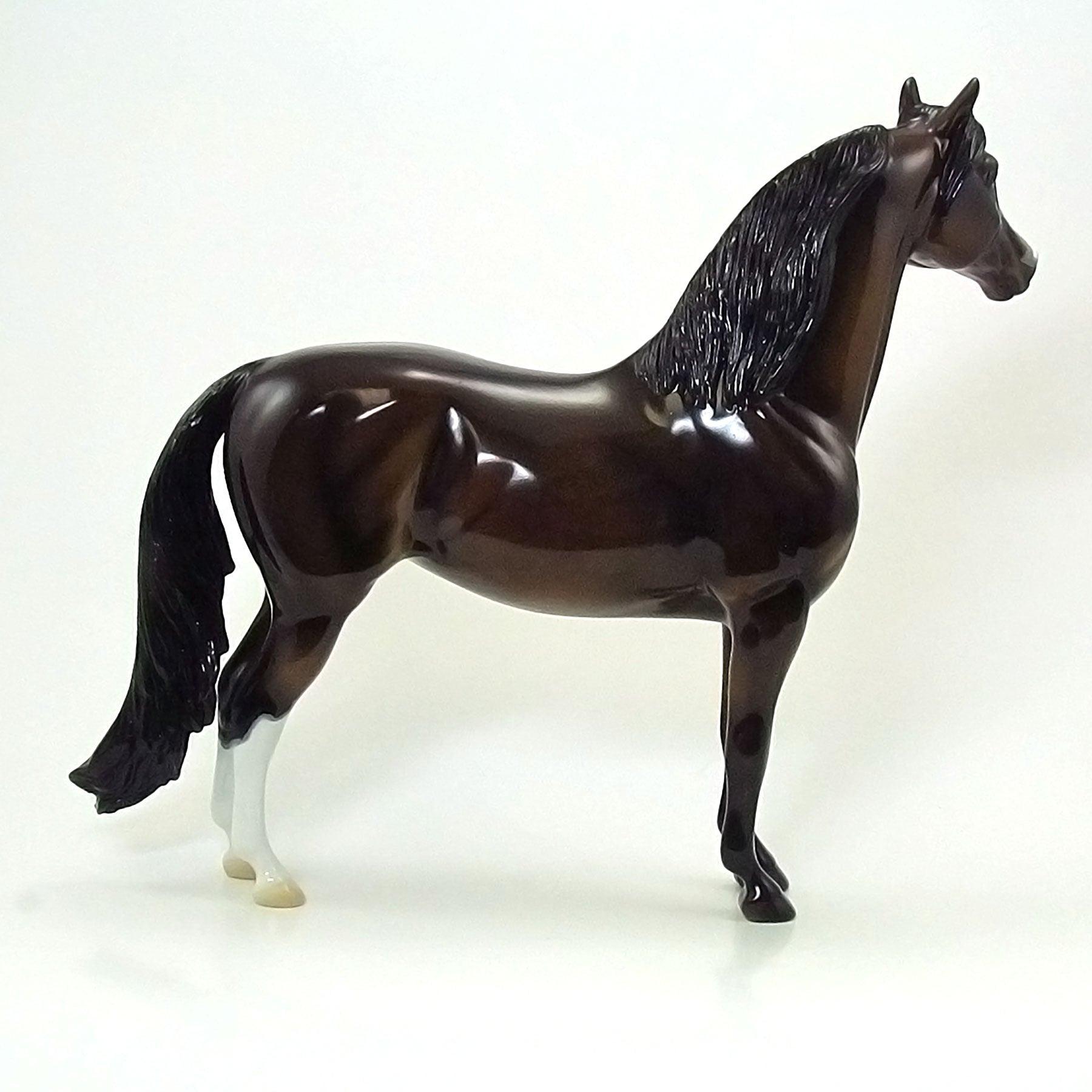 DARK DESIRE- OOAK Bay Morgan Model Horse - 6/15