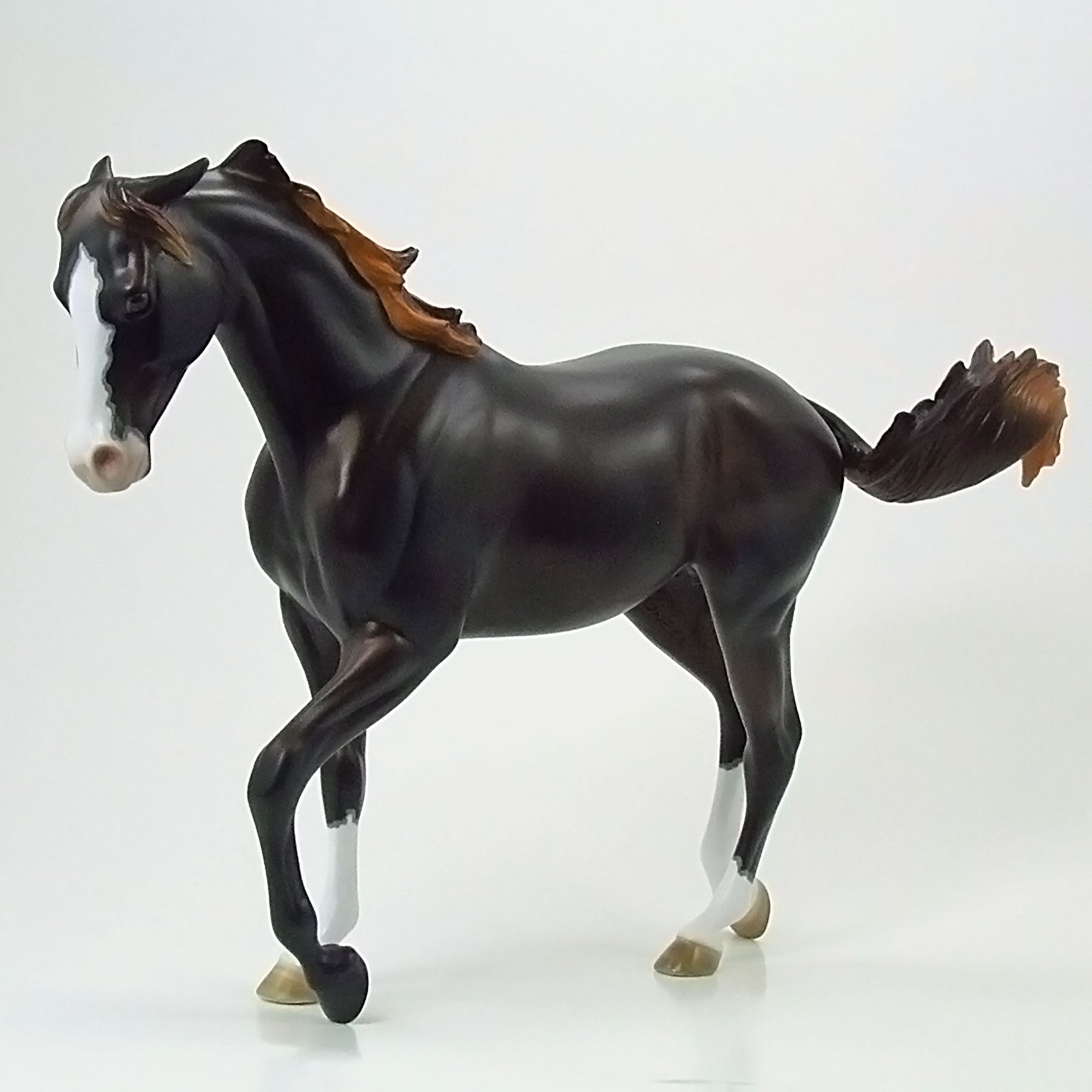 CHRISMA BABY - LE 6 Dark Chestnut W/ Dapples Thoroughbred 6/15