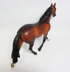 MOON CHASER-OOAK CUSTOM DAPPLE BAY PALOUSE MODEL HORSE PAINTED BY SHERYL LEISURE