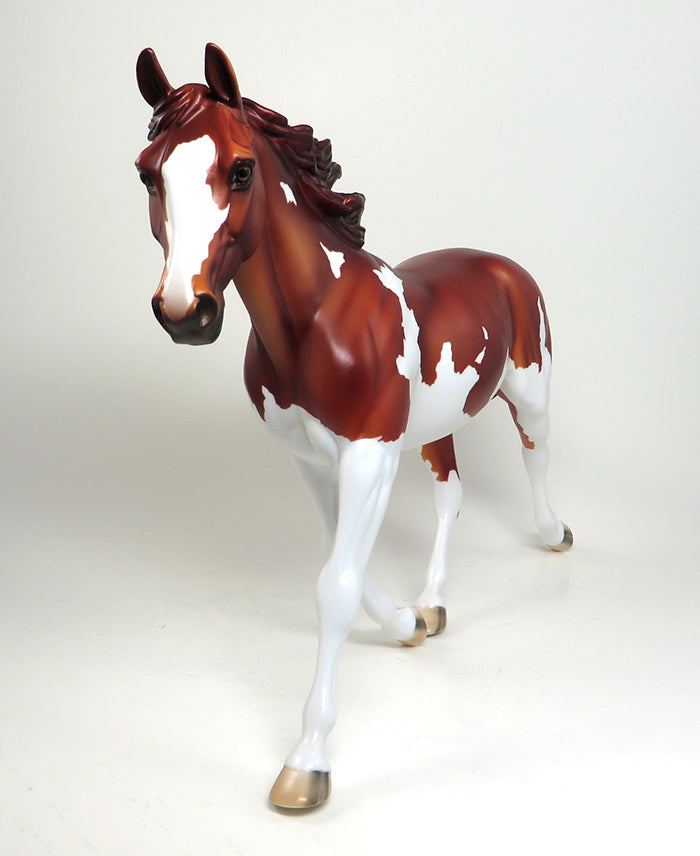 SMOKE N BANDITO-LE-4-CHESTNUT PAINT PALOUSE MODEL HORSE 12/30