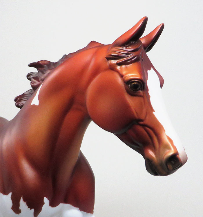 SMOKE N BANDITO-LE-4-CHESTNUT PAINT PALOUSE MODEL HORSE 12/30