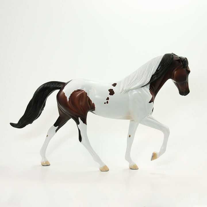 HERSHEY KISSES - OOAK Bay Pinto Tennessee Walker Model Horse - LE4 - 6/15