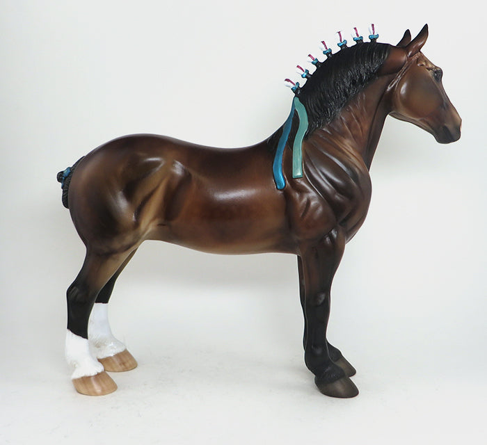 ONE OF A KIND MODEL HORSE.