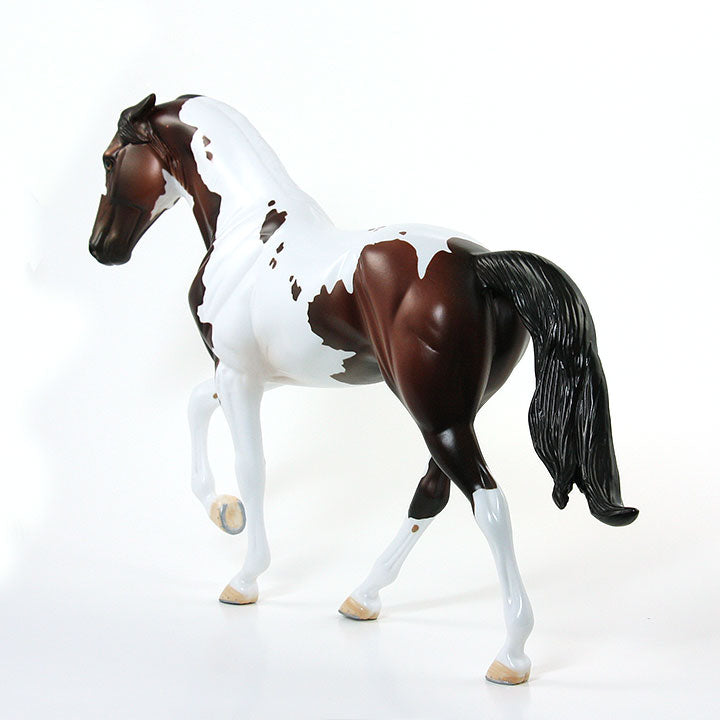 HERSHEY KISSES - OOAK Bay Pinto Tennessee Walker Model Horse - LE4 - 6/15