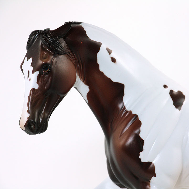 HERSHEY KISSES - OOAK Bay Pinto Tennessee Walker Model Horse - LE4 - 6/15