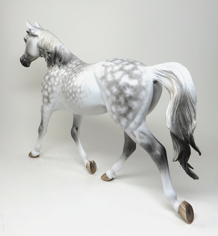 A WALK IN THE SKY-OOAK-DAPPLE GREY PALOUSE MODEL HORSE-BY SHERYL LEISURE 12/30