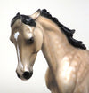 DIESEL ONLY-OOAK-BUCKSKIN THOROUGHBRED MODEL HORSE 12/30