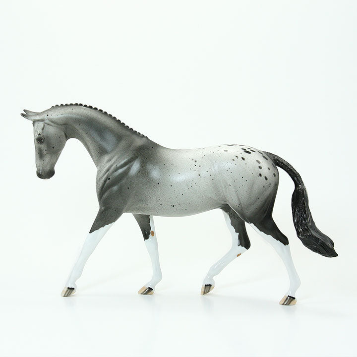 MR. HANDSOME - OOAK Gray Appaloosa Model Horse Pony 6/15
