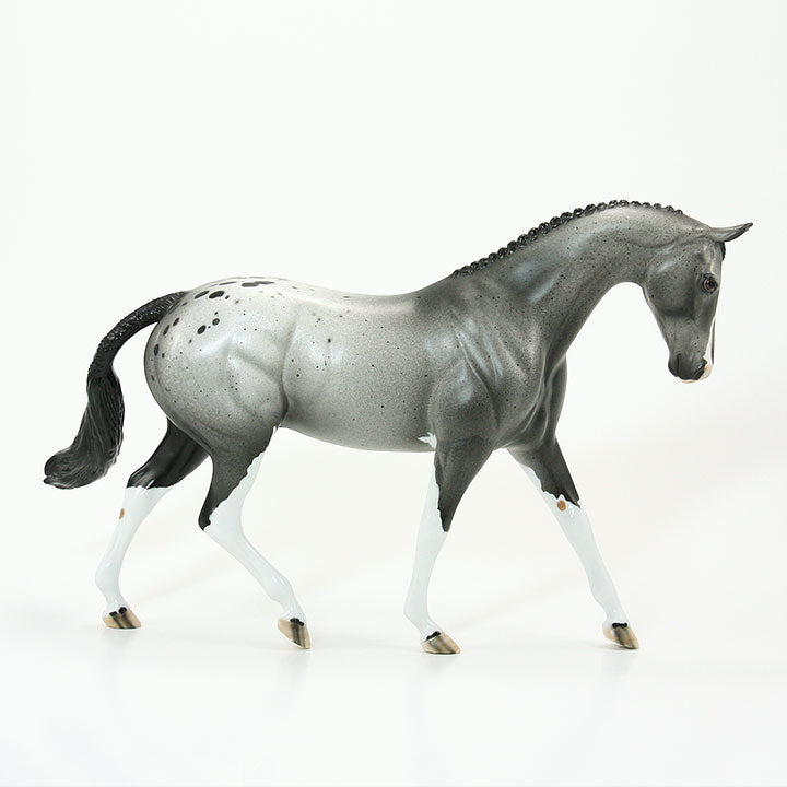 MR. HANDSOME - OOAK Gray Appaloosa Model Horse Pony 6/15
