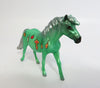 FRILL-OOAK GREEN DECORATOR PONY CHIP MODEL HORSE WHS 2017