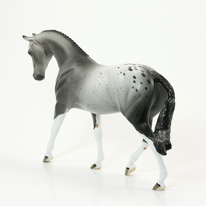 MR. HANDSOME - OOAK Gray Appaloosa Model Horse Pony 6/15