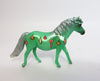 FRILL-OOAK GREEN DECORATOR PONY CHIP MODEL HORSE WHS 2017
