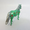 FRILL-OOAK GREEN DECORATOR PONY CHIP MODEL HORSE WHS 2017