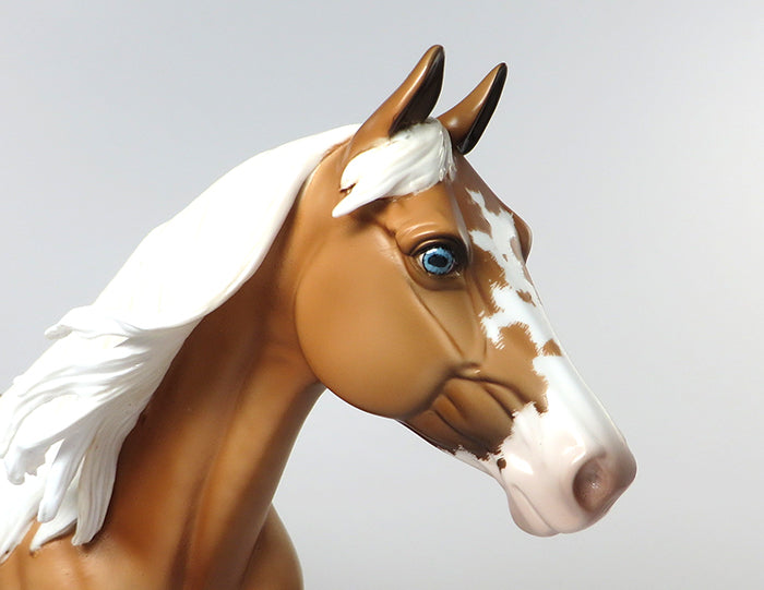 PS YOU ARE MY SUNSHINE-OOAK ETCHED PALOMINO PAINT PALOUSE MODEL HORSE 6/28