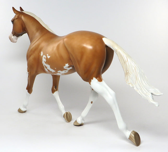 PS YOU ARE MY SUNSHINE-OOAK ETCHED PALOMINO PAINT PALOUSE MODEL HORSE 6/28