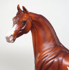 JASMIN N LACE - OOAK RED DUN PAINT ARABIAN MODEL HORSE - 1/11