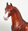 JASMIN N LACE - OOAK RED DUN PAINT ARABIAN MODEL HORSE - 1/11