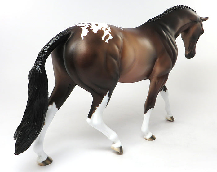 JAZZ MAN-OOAK BAY APPALOOSA PONY MODEL HORSE 6/29